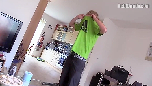 Blonde Ponyboy Takes Fuck Before Gagging On Cum Load – DebtDandy