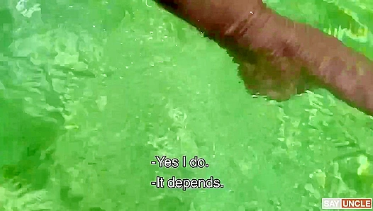 Steamy Pool Action: Kendro Milos Tattooed Latino Passion Ignites – 18+