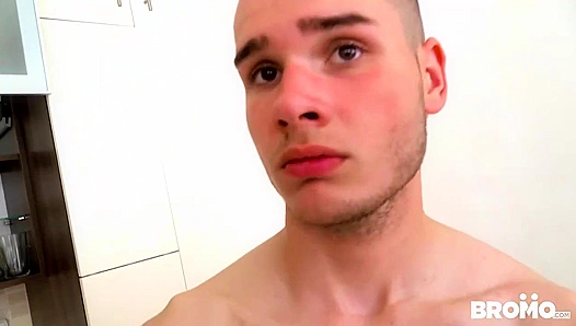 Hot Steamy Encounter: Brothers Share Wild Kitchen Ass Ride – BromoUS 18+