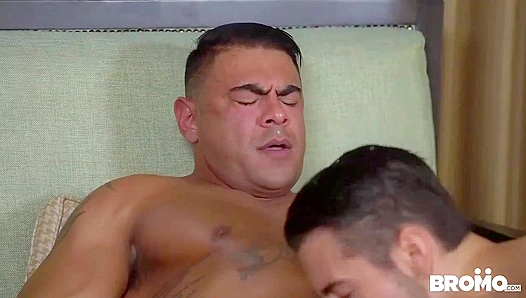 Buff Latino Stepdad Swallows Huge Creampie Load — BromoUSA 18+