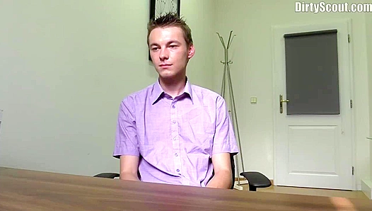 Skinny Office Boy Loses Control in Wild Solo Jerk Off Scene – HotGayPorn
