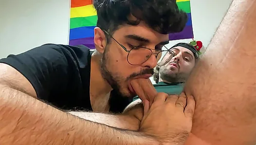 Savoring Every Drop: Deep Throat Action on a Horny Friends Stiff Dick – 18+