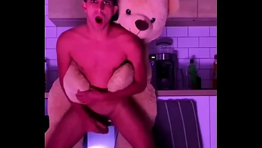 Riding My Massive Teddy Bear – Fleshlight Fantasy Turned Reality – GayPornHub 18+