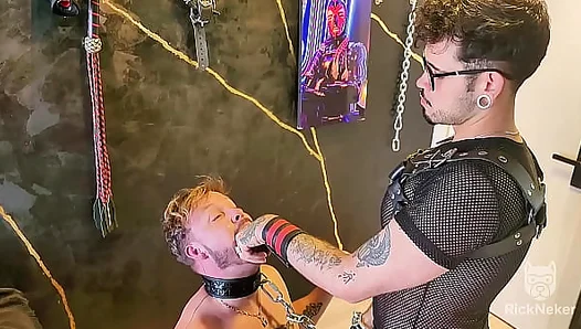 RickNeckers Submits Fully: Intense Puppy Play Caught on Camera – 18+