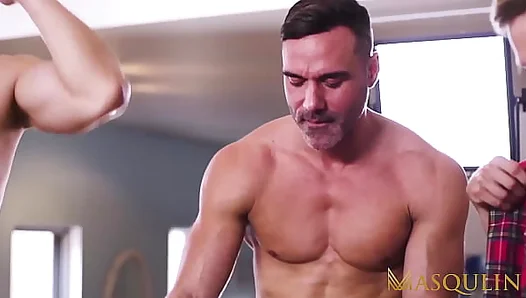 Teddy Torres Ace Quinn Heat Up a Wild Bareback Threeway – MASQULIN