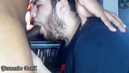 Hairy Young Stud Gets Pounded by Two Huge Black Truckers – Dual Anal Ride
