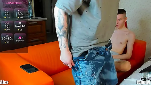 Lean Teens Thick Veiny Cock Sways as He Struts Naked – Hung Twink 18+