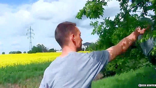Czech Stud Takes Massive Load Outdoors – Wild Bareback Ride – XXX Gay Adventures