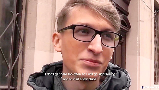Nerdy Twink Explores Big Czech Cock – Wild Bareback Ride – XXX Gay