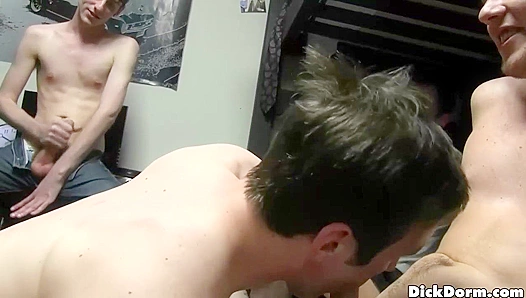 Andrew Scottys Hot College Threesome Ride – Steamy Campus Fun RealityDudes