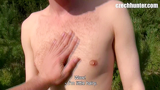 Slippery Skin, Hot Thrusts: Slim Twins Bareback Outdoors – XXX Gay