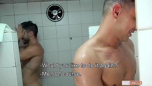 Hot Steam, Hard Bodies: Latino Shower Fuck Creamy Finale – GayLatinLovers 18+