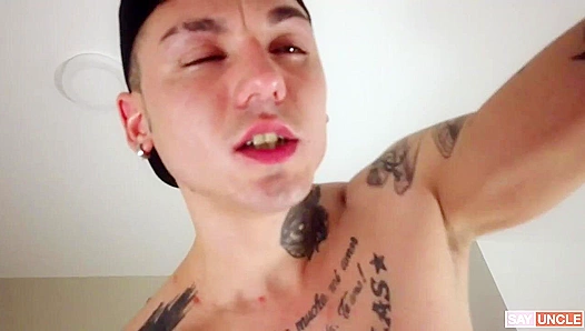 Cash-Ride Craving: Horny Latino Boy Swallows Thick Load – LatinLeche POV