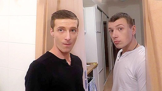 Double Penetration Thrills: Two Hung amateurs Dive into Raw Anal Action – XXX Gay