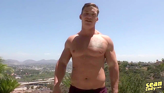 Beefy Zachary Unleashes Massive Cum Blast – Epic cumshot Action SeanCody
