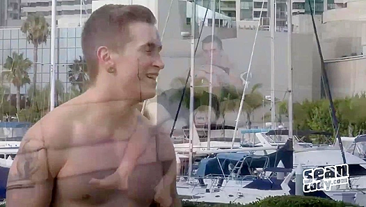 Garrett Jerks Off Facing His Sexy Reflection – Sultry Solo by Sean Cody