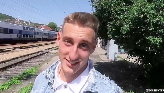 Blonde Czech Stud Fucks Hard Outdoors — Intense POV Action – XXX Gay