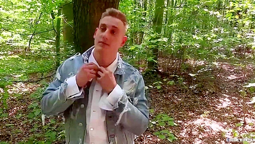 Blonde Czech Stud Fucks Hard Outdoors — Intense POV Action – XXX Gay