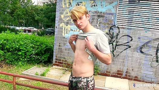 Blonde Czech Twink Dominates My Pole — Hardcore Gay POV Ride 18+