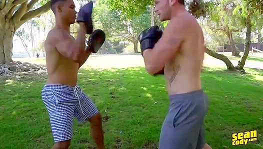 Steamy Ass Battle in the Ring – Sean Murray Takes Control – Sean Cody