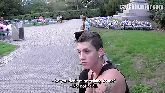 Leggy Young Hustler Pleasures a Hung Czech Hunter in Steamy Forest Encounter – 18+