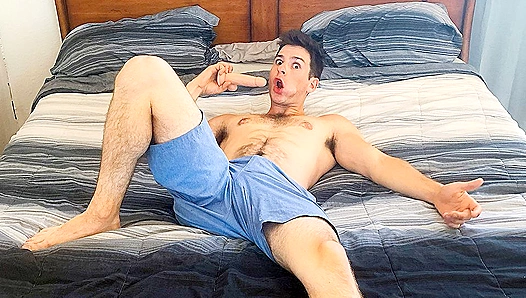 Horny Archie JERKS OFF Hard—Thick Loads from This Hairy Stallion