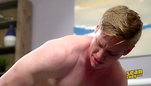 Jax Stuffs Himself Deep While JERKING OFF — Hot Blonde SOLO Session