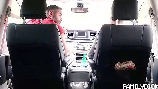 Stepdad Dominates Him in Backseat Heat – Britain Westbury Bishop Angus