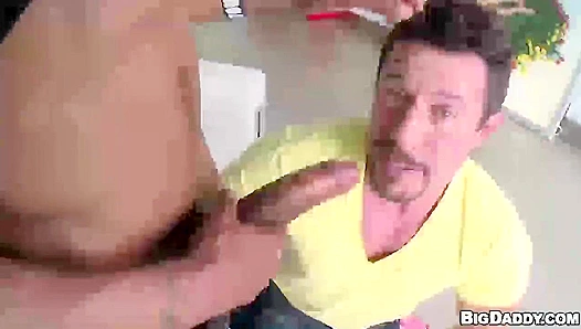Luke Damian Takes Double Trouble on a Massive Black Cock – Buckle Up