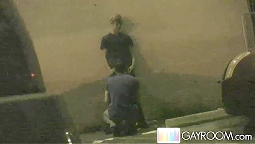 Dylan Hausers Hot Public Blowjob Ends in Messy Cum Explosion – GayXXX