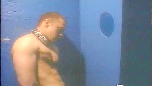 Dean Spencer Whimpers on Leash While Furiously JERKING OFF – Falcon Studios
