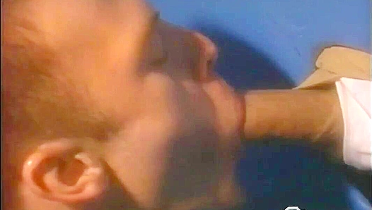 Dean Spencer Whimpers on Leash While Furiously JERKING OFF – Falcon Studios