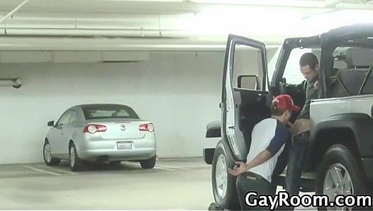 Bryce Stars Steamy Car Blowjob Sparks Horny Domination – GayXXX